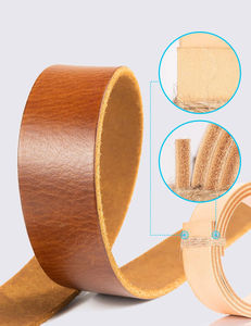 New Arrival <b>Leather</b> <b>Belt</b> for <b>Men</b> Full Grain <b>Real</b> Solid <b>Leather</b> Luxury <b>Men</b> Office Wear <b>Leather</b> <b>Belt</b> in Low Price OEM Service - Product Image 3