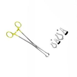 คีมจับเนื้อเยื่อทางเดินอาหารแบบใช้มือคุณภาพสูง ยี่ห้อ Nawaz Surgical Co. รุ่น <span class=keywords><strong>Babcock</strong></span> ขนาด 16.5 ซม. ผลิตจากสแตนเลสสีเงิน-ทอง ได้รับมาตรฐาน CE สำหรับการผ่าตัด - Product Image 4