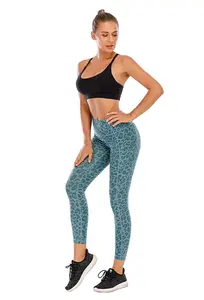 Leggings de Yoga con Cintura Elástica al por Mayor, Talla Grande, Alta Calidad, Sólidos, Sin Costuras, con Efecto Push-Up, Ropa Deportiva para Mujer - Product Image 4