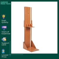 Excelente calidad Durable 130cm Rango de medición Venta al por mayor Manual de madera Tablero de medición de altura para niños del exportador indio