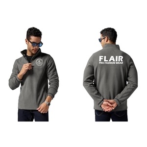 Chaqueta Polar Técnica de Invierno para Hombre con Logotipo Personalizado del Fabricante, Chaqueta Casual con Media Cremallera, Cortavientos, Impermeable, Bordada - Product Image 1