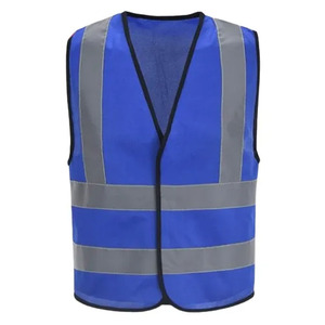 Pakistan Usine En Gros Gilet De Sécurité Orange Polyester pour L'usure Extérieure avec Strass Technics OEM Service Disponible - Product Image 3