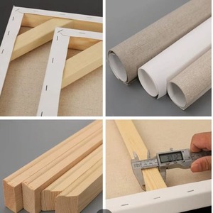 2024 Venta caliente tiras de madera de pino de alta calidad para MARCO DE lienzo estirado de arte para pintar - Product Image 4