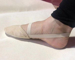 Hot Selling Rhythmic Gymnastics <b>Toe</b> Shoes Rhythmic Gymnastics Shoes Soft Half <b>Socks</b> Accessories Elastic Dance Shoes Gymnastics - Product Image 3