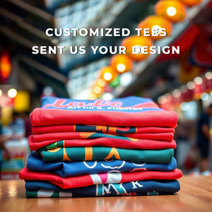 T-shirts personnalisés 100% coton 260 GSM Tissu doux OEM ODM Service Impression DTG Vêtements quotidiens décontractés Fournisseur de gros T-shirt du Bangladesh - Product Image 4