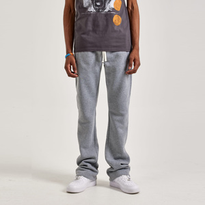 2024 Custom Logo Flare Sweat Pants for <b>Men</b> Casual Cotton Blank Joggers <b>Printed</b> Gym Sport Stacked Leisure <b>Trousers</b> - Product Image 4