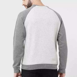 Vente en gros de pulls molletonnés brodés avec logo personnalisé, pulls molletonnés surdimensionnés unis de haute qualité pour hommes, deux couleurs, articles de base pour le fitness - Product Image 3