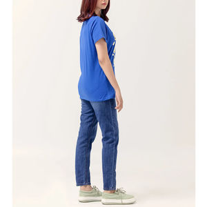 Venta al por mayor de encargo de las mujeres camisetas personalizadas de gran tamaño transpirable camisetas de las mujeres con el logotipo personalizado impreso - Product Image 5