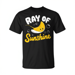 เสื้อยืดลายปลากระเบน ปลากระเบนแมนต้า ปลากระเบนแสงแดด ปลากระเบนทะเล เสื้อผ้าส่งเสริมการขาย - Product Image 2