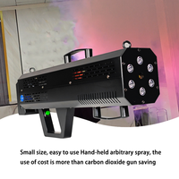 Igreslite 1500W Noir/Blanc Pistolet Fumée Portable DJ Mariage Soirée Machine à Brouillard Effets Scéniques