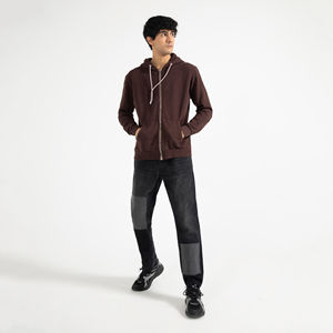 เสื้อมีฮู้ดแบบซิปของผู้ชาย2025ยอดนิยมผ้าฝ้าย100% ฤดูหนาว - Product Image 1