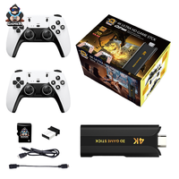 Nouvelle console de jeu Q8 4K avec manette PS5 et manette sans fil 2.4G, console de jeu rétro