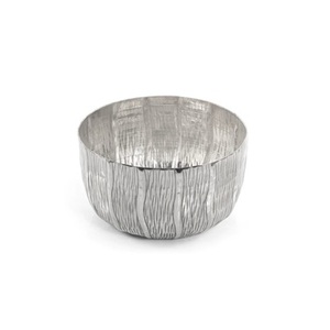 Meilleure vente bols à dessert en aluminium pour restaurant forme ronde grands bols de luxe pour le service des aliments idéal pour les événements de fête de mariage - Product Image 1