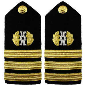 Planches d'épaule de style épaulette faites à la main avec broderie de logo personnalisé pour les options de personnalisation d'uniforme et de robe formelle - Product Image 4