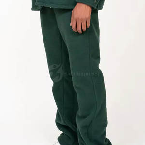 Pantalon évasé en toile épaisse coupe slim, pantalon évasé personnalisé pour homme, taille élastique de haute qualité, style hip-hop, anti-plis, séchage rapide - Product Image 4