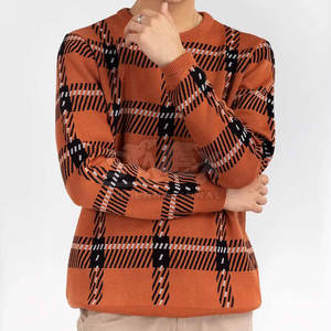 Pull en tissu mélangé style streetwear, coupe décontractée, tricot, pull tendance, haut d'automne et d'hiver, couleur personnalisée, pull pour homme - Product Image 6