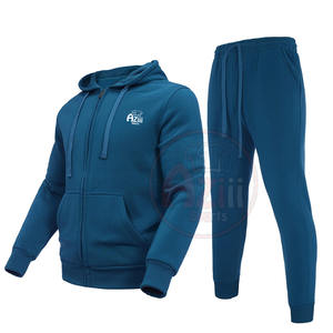 Conjunto Deportivo de Invierno para Hombre, Personalizado, Tallas Grandes, 100% Algodón, Transpirable, Ligero, de Secado Rápido, Cintura Elástica, Informal - Product Image 2