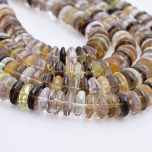 Cuentas de Gemas Mixtas de 8mm, Cuentas Lisas de Piedras Preciosas Naturales para la Elaboración de Joyería Fina - Product Image 4