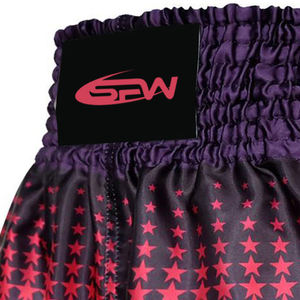 Vente en gros de shorts de kickboxing personnalisés Muay Thai boxers de combat en satin pour l'entraînement Gymwear Compétition shorts pour hommes - Product Image 6