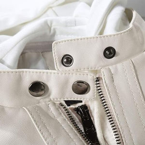 Custom Design Fashion Wear Women Genuine Sheep Skin <b>Leather</b> Motorcycle <b>Jacket</b> Regular Length Waterproof Windproof Eco-Friendly - Product Image 4