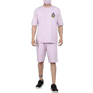 Conjunto de 2 piezas de manga corta deportiva informal de primavera y verano, Conjunto de camiseta y pantalones cortos, conjuntos cortos de diseño personalizado - Product Image 1