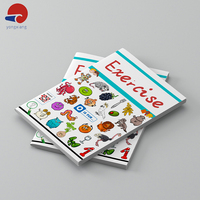 Cahier d'exercices de mathématiques à couverture souple personnalisé, impression de livres de coloriage pour enfants, fabrication de cahiers d'exercices éducatifs