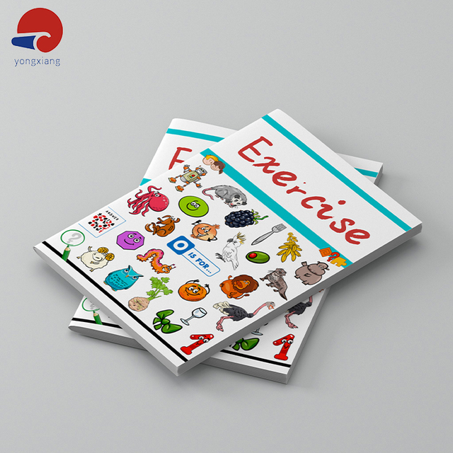 Custom Softcover Math Exercise Book, Kids Coloring Book Printing, Educational Workbook Manufacturing