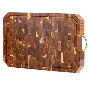 Tabla Redonda de madera para picar, utensilios de cocina de bambú de alta calidad, nuevo - Product Image 5