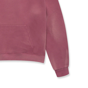 Sweat à capuche personnalisé avec poche latérale pour hommes prix de gros haute qualité décoloré par le soleil Sweat à capuche lourd sur mesure avec poche latérale - Product Image 3