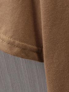 เสื้อยืดแขนสั้นผู้ชาย สไตล์พื้นฐาน สีทึบ เสื้อตัวบน แขนสั้น เสื้อพื้นฐาน คอกลม - Product Image 4