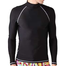 Rash Guard Protección solar Buceo Traje de baño de manga larga Rashguard para hombres Traje de neopreno Camisa de surf Alta calidad Rash Guard para hombres - Product Image 1