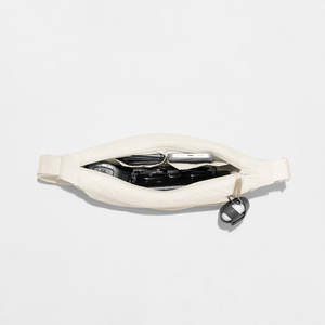 Sac bandoulière demi-lune en nylon froissé unisexe TST 3005 - Product Image 5