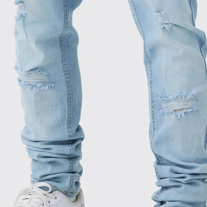 Pantalon en jean skinny déchiré et usé pour homme – Nouvelle collection de vêtements de créateur pour homme - Product Image 6