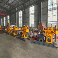 Plataforma de Perforación SPT Portátil de 130m con Husillo Vertical, Motor Diésel y Caja de Cambios para Exploración de Suelos y Muestreo de Núcleos de Diamante, en Venta