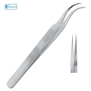Pinces Dumont (pointe extra fine) en acier inoxydable, pinces chirurgicales certifiées CE ISO 2015, classe I, réutilisables F5-247 - Product Image 1