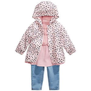 First Impressions Top in cotone con volant per bambina, taglia 6-9 mesi, colore rosa baby - Product Image 3