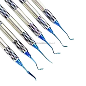 Kit de microchirurgie dentaire manuelle de précision, kit de chirurgie périodontale, clinique hospitalière, procédures des tissus mous, ensemble chirurgical buccal en acier inoxydable - Product Image 2
