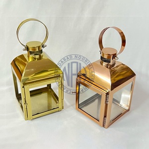 2026 High Quality <b>Mini</b> Tea Light Candle <b>Lanterns</b> Metal Design Pillar Holders Jars Home Decor Wholesale Factory Supply - Product Image 1