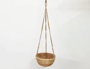Nouvelle vente haute jute cintre pas cher et le meilleur fait à la main en macramé pot cintre pour la maison hôtel décor utilisation en gros pas cher prix - Product Image 4
