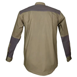 Camisa de Caza y Tiro para Hombre, Diseño Moderno, Manga Larga, Cierre de Botones, Talla Grande, Tejida, para Verano - Product Image 2