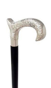 ไม้เท้าตกแต่งด้วยด้ามจับทองเหลืองสำหรับชายและหญิงวินเทจ36 "ไม้เท้าสำหรับเดินป่า - Product Image 5