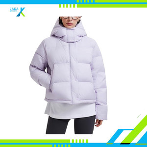 Chaqueta Bomber Corta de Algodón, Ligera, Transpirable, Plegable, Abrigo con Capucha para Invierno, Ropa de Abrigo para Viajes - Product Image 3
