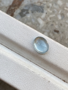 9x7 MM Naturel Top Couleur Aigue-Marine Forme Ovale Cabochon Changement de Couleur 1.72 Carat Bon Lustre Pierre Précieuse en Vrac pour la Fabrication de Bijoux - Product Image 2