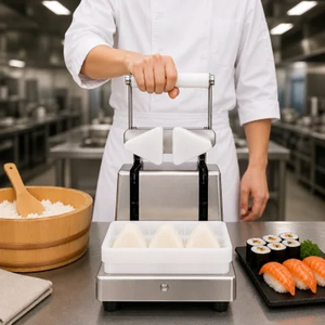 Machine professionnelle pour la fabrication d'Onigiri, machine manuelle pour former des boulettes de riz, moule à sushi triangulaire, <span class=keywords><strong>presse</strong></span> pour faire des boulettes de riz japonaises - Product Image 2