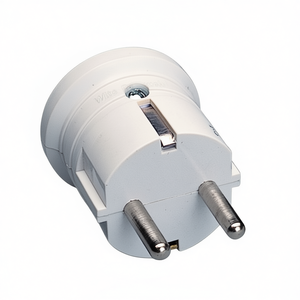Cable de Enchufe Eléctrico Blanco 16A 2P+T, Estándar Alemán PP0407R, Adaptador y Conector para Cable Axial - Product Image 3