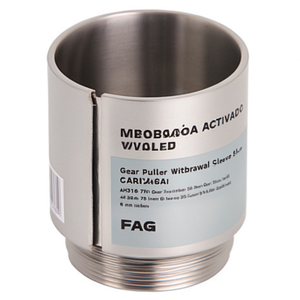 Gear <b>Puller</b> Withdrawal Sleeve AH316 75 mm Inner Diameter 90 mm Outer Diameter 48 mm Width FAG - Product Image 3