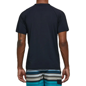 High Quality Short Sleeve <b>Men</b> <b>Swimming</b> Surfing Rash Guard Black White Compression Tops Wholesales <b>Men</b> T <b>Shirt</b> MMA Rashguard - Product Image 2