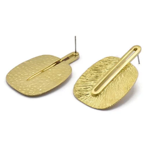 Boucles d'oreilles en laiton en forme de coeur de bonne qualité avec des bijoux accessoires de lunettes design fantastique boucles d'oreilles de bijoux en laiton - Product Image 3