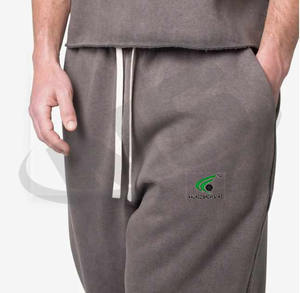 Nouveauté Pantalons pour hommes Pantalons de jogging élégants délavés Pantalon décontracté à la mode Pantalon de jogging confortable d'entraînement Personnalisé OEM - Product Image 2