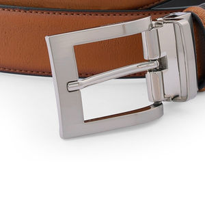 Ceinture en cuir véritable du Pakistan pour hommes, boucle en métal de haute qualité, ceinture en cuir pour hommes, mode vintage, ceinture de cow-boy pour hommes - Product Image 4